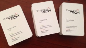 Tarjetas visita Encuentros Tech